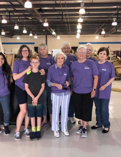 Volunteers in Hangers of Hope Thrift Stores Benefiting the Bethesda Health Clinic in Tyler, TX