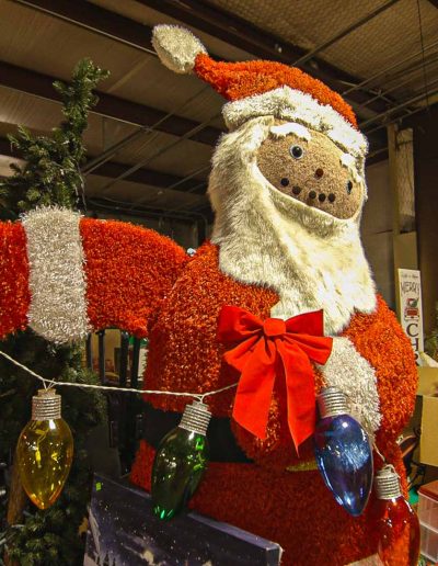 Santa Clause decoration at Hangers of Hope Thrift Stores Benefiting the Bethesda Health Clinic in Tyler, TX