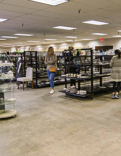 Customers shopping at Hangers of Hope Thrift Stores Benefiting the Bethesda Health Clinic in Tyler, TX